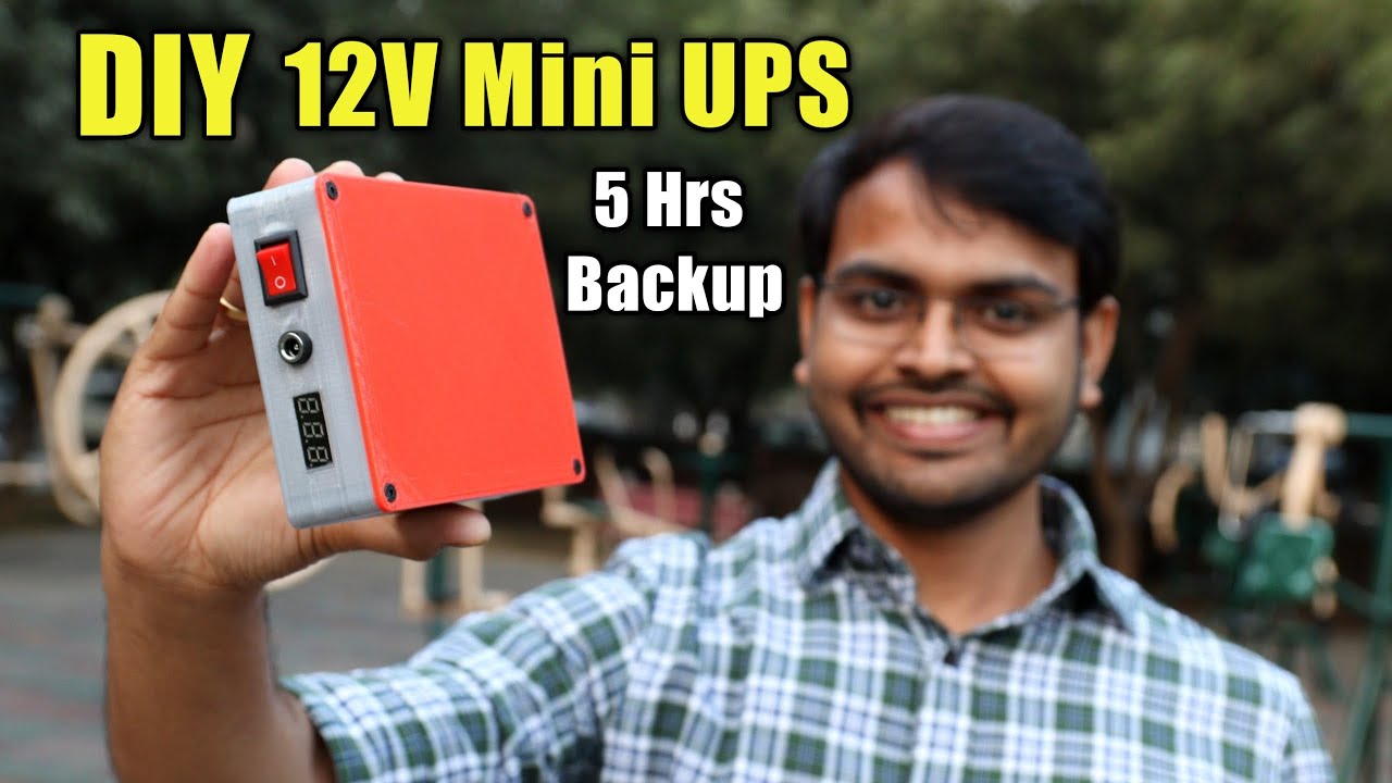 DIY Mini UPS For WiFi Router V30 12V Mini 