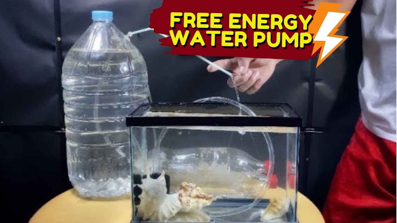 Make This Free Energy Water Pump at Home DIY Works Without Electricity ...